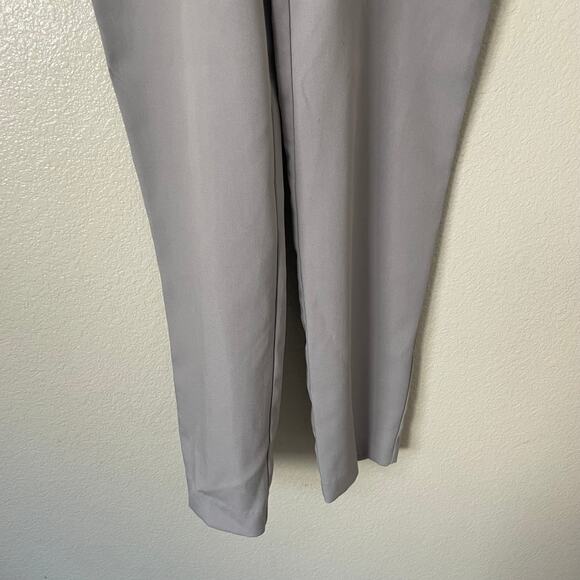 Camila‎ Coelho Pants Womens XS Gray Cecile Cut Out Cropped High Rise Straight - Picture 6 of 10